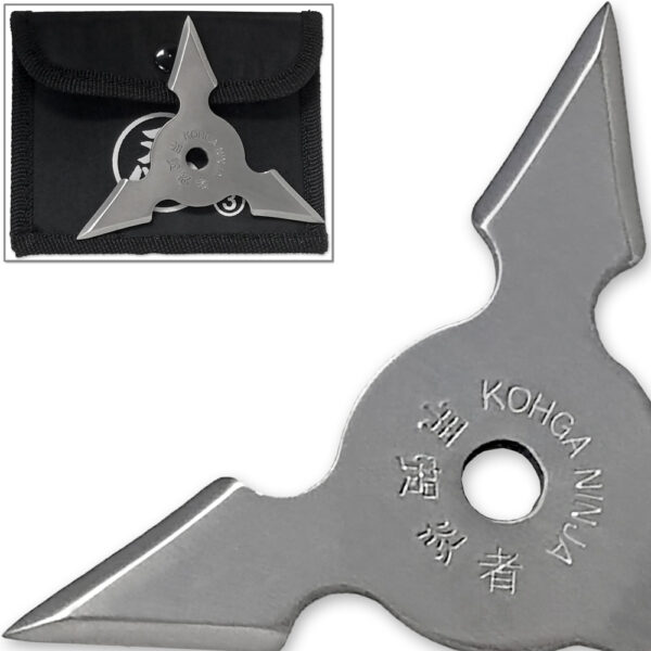 Trinity Blade Koga Ninja Throwing Star 3-Blade Shuriken Sharp Stainless Steel