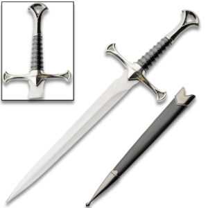 Knights Templar Dagger With Scabbard  overall 14.25