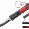 Mini Red Key Chain OTF Knife