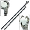 Claw Walking Cane Sword  37 in Staff  W Crystal  Ball