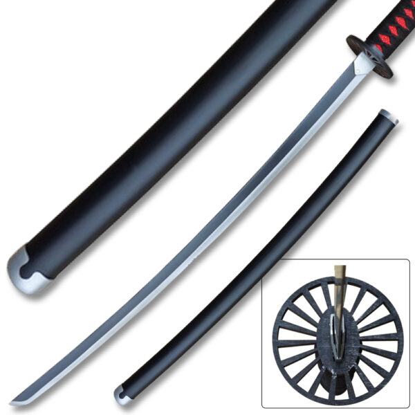 DEMON SLAYER -TANJIRO Kamado Black NICHIRIN SWORD KATANA Metal