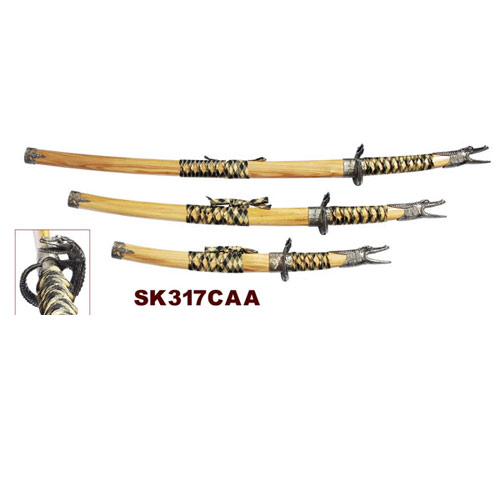 3 Pcs Open Mouth Dragon Sword Set