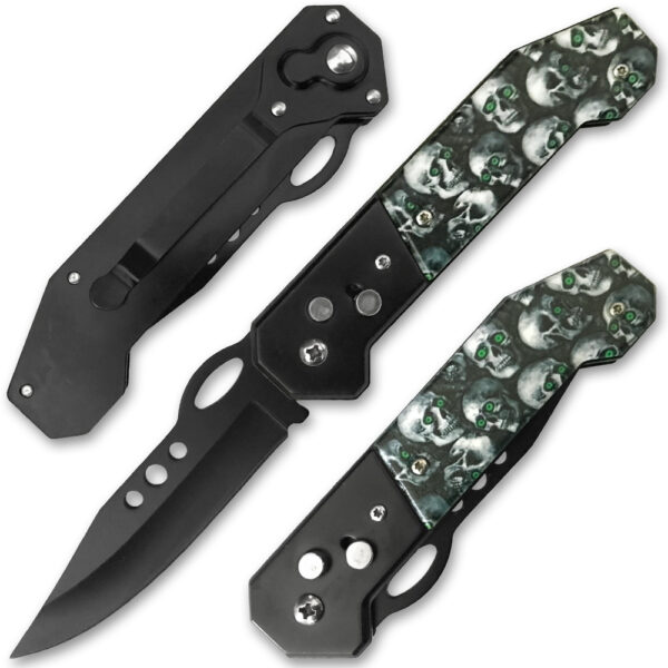 Skull Automatic Knife
