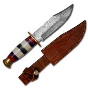 Damascus Bowie Knife