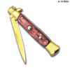 AKC Edition Silver Blade Automatic Stiletto Knife Bone Handle