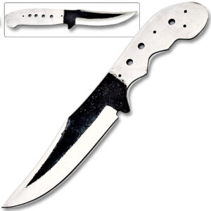 WHITE DEER Full Tang BLANK 1095 Steel Tactical Knife Drop Point DIY