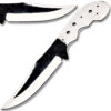 WHITE DEER Full Tang BLANK 1095 Steel Tactical Knife Drop Point DIY