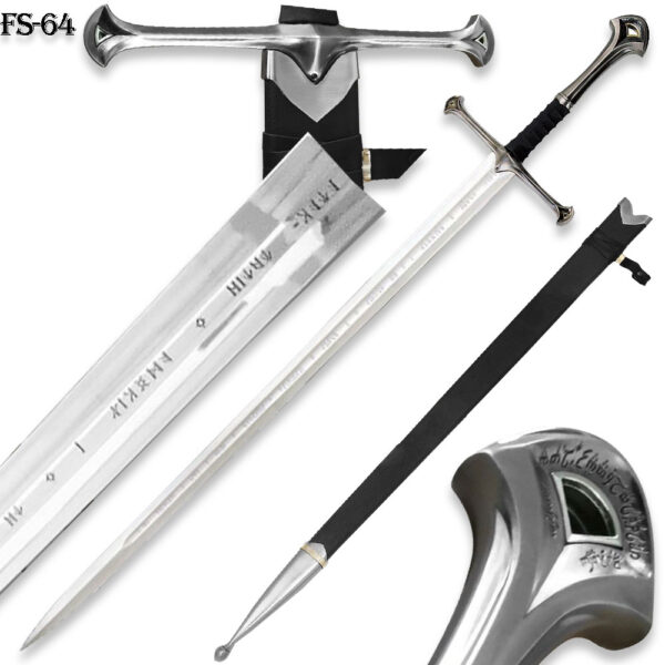 Blood Katana Sword Non Sharp Blade Black Guard