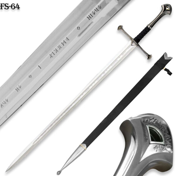 Blood Katana Sword Non Sharp Blade Black Guard