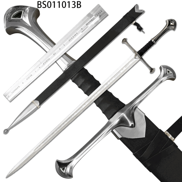 Blood Katana Sword Non Sharp Blade Black Guard