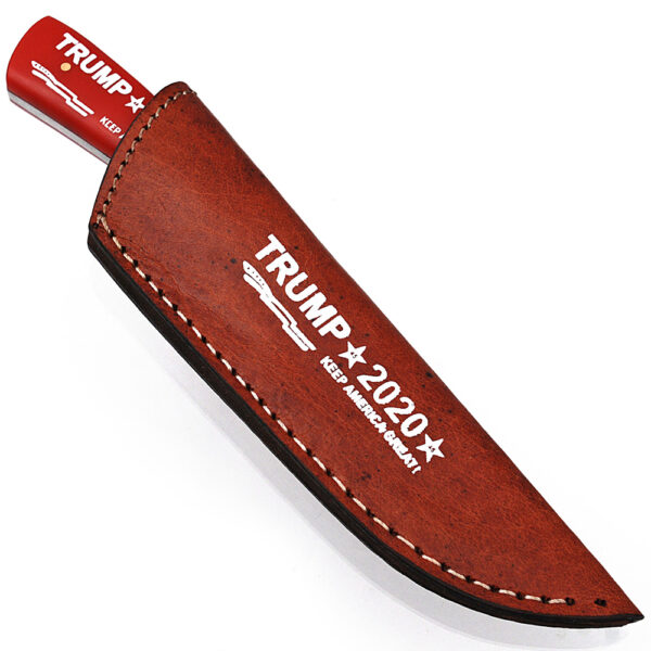 "Keep America Great" Trump 2020  Damascus Knife  Stainless Steel Bolster Exclusive Item
