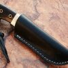 White Deer General Patton's Custom Damascus Knife 1095 HC Steel Razor Sharp