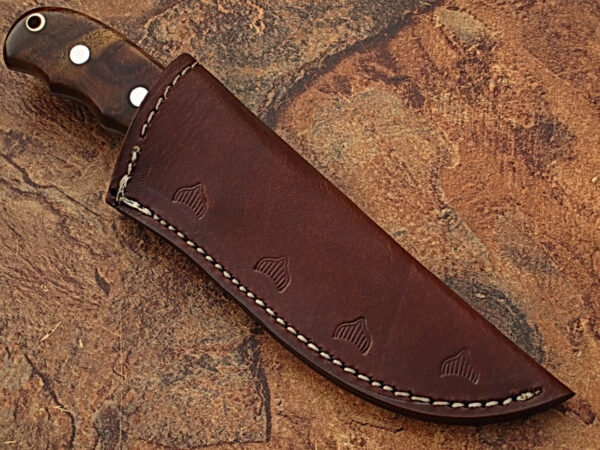 White Deer Rosewood & Olive-Wood Classic Damascus Skinner Limited Edition