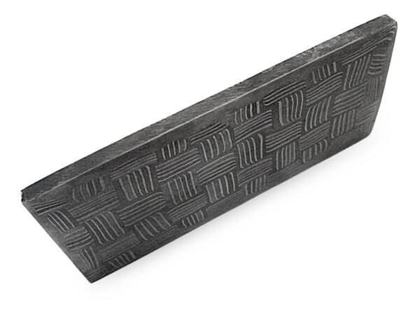 White Deer Basket Weave Pattern Welded Mosaic Damascus Steel Billet MOST RARE FORM 5.39mm Thick