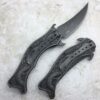 DARK SIDE BLADES Black Dragon Mirror Blade Folding Pocket Knife DS-A019SW