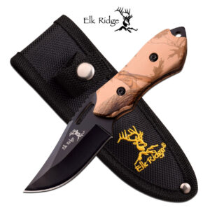 Elk Ridge Mosquito Full Tang Trail Knife 6in Overall w Belt Sheath