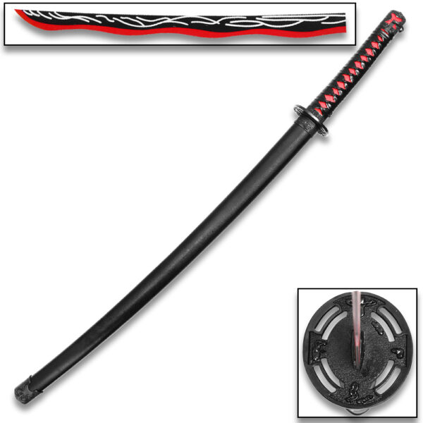 Blood Katana Sword Non Sharp Blade