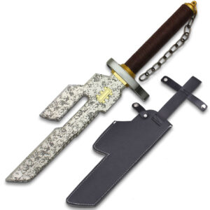 New God Of War Twin Blade Bronze Color Short Dagger Set w Wall Plaque
