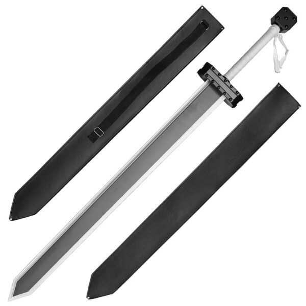 Anime WOOD Sword  Larmuroki  Demon Slayer Pink Eyeballs Graphic Scabbard