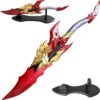 Baruka's Sword Solo Leveling - 24" Stainless Steel Anime Replica with Display Stand