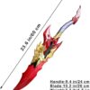 Baruka's Sword Solo Leveling - 24" Stainless Steel Anime Replica with Display Stand