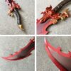 Voidstrike Shadow Serpent Sword- 24.5" Stainless Steel Anime Replica with Display Stand