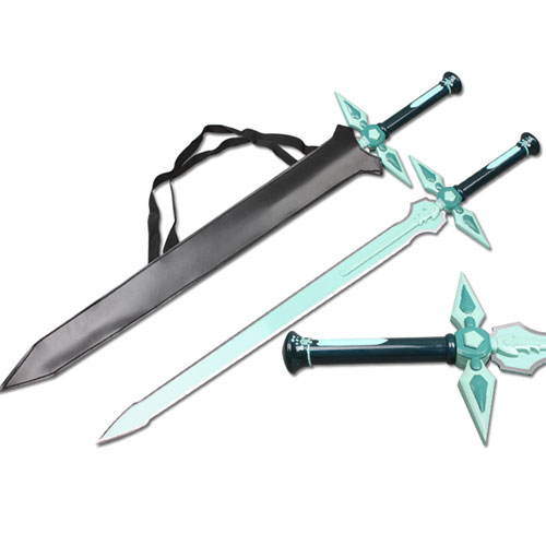 SAO Dark Repulser Sword w Leather Sheath Kirito Kirigaya Sword Art Online Turquoise