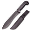 Shadow Fang Tactical Machete Knife Full Tang Blacked-Out Survival Blade w/ Sheath