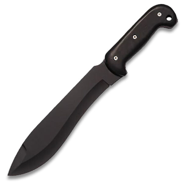 Shadow Fang Tactical Machete Knife Full Tang Blacked-Out Survival Blade w/ Sheath