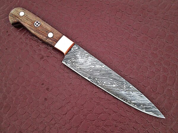 White Deer Forged Paring Knife Pro Chef Cutlery Damascus Steel 1095 HC