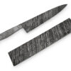 White Deer Damascus Steel LONG FIRE Pattern Billet Forge Welded 10in x 2in x 5.5mm Raw