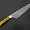 Pacific Rim Santoku Forged Chef Knife Resin Grips Damascus 1095 HC Steel by White Deer