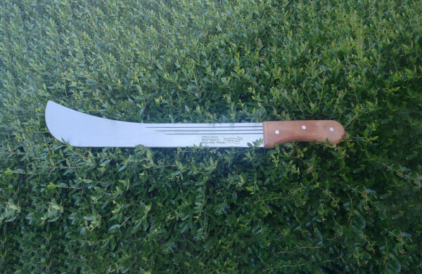 Auto Push Button Bone Handle Pocket Knife w/Finger Hole