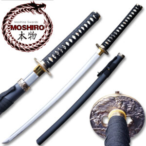 MOSHIRO Classic 1045 High Carbon Steel Black  Scabbard