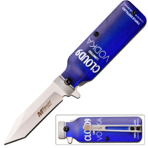 Bar Collection Vodka Bottle Design Spring Assisted Knife