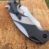 Mtech Xtreme Ballistic Black Grey Assisted Tactical Flipper Pocket Knife MX-A801GY