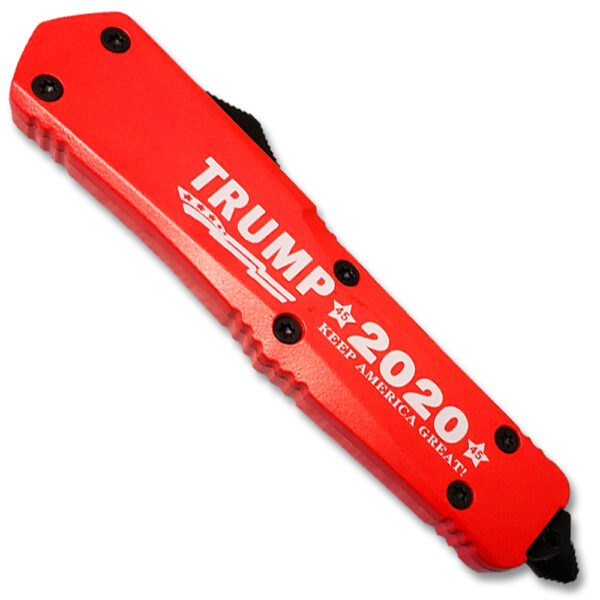 Make America Great - Trump 2020 Double Edge OTF Knife Out The Front Limited Edition