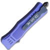 Purple Legacy Edge OTF Knife Spear Point, Double Edged Blade
