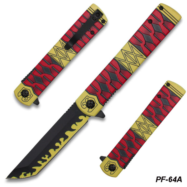 One Piece Kikoku Spring Assissted Pocket Knife