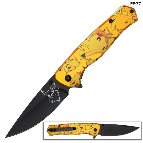 Blue Minion Spring Assist Pocket Knife