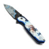 One Piece Anime Print Handle Spring Assist Pocket Knife