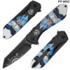 Orange Son Goku Spring Assist Pocket Knife