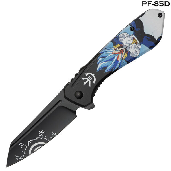 Orange Son Goku Spring Assist Pocket Knife