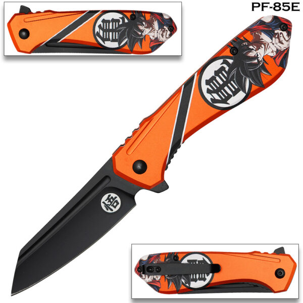 Blue Son Goku Spring Assist Pocket Knife