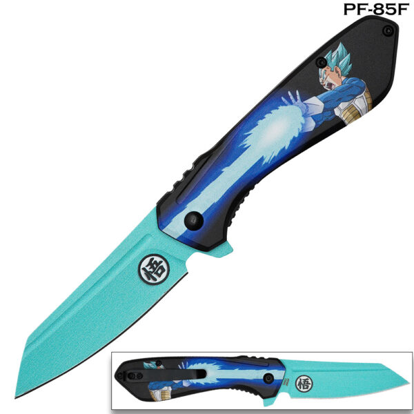 Super Saiyan Vegeta Spring Assist Pocket Knife