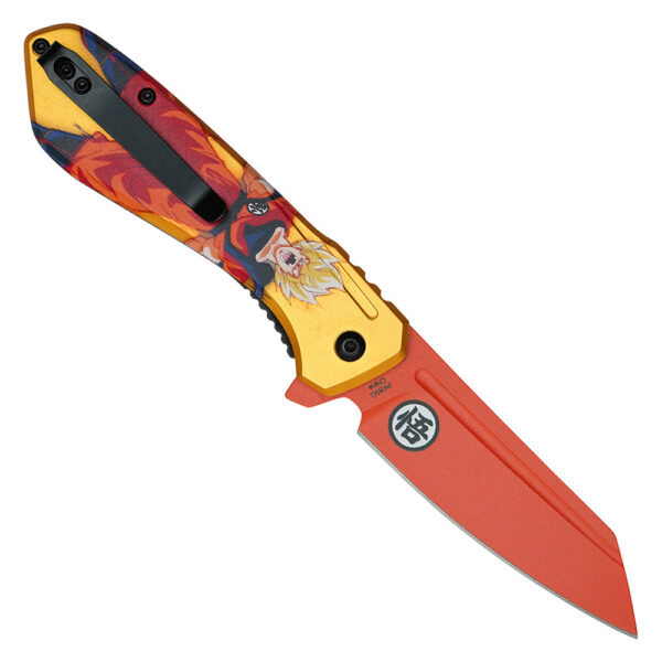 Tactical Spring Assist Knife G-10 Handle Brown Knife