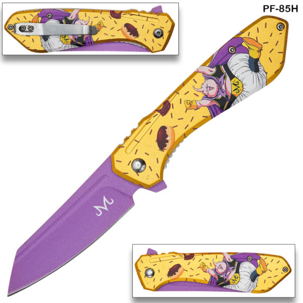 Orange Goku Spring Assist Pocket Knife