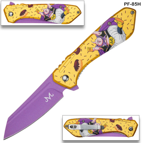 Orange Goku Spring Assist Pocket Knife