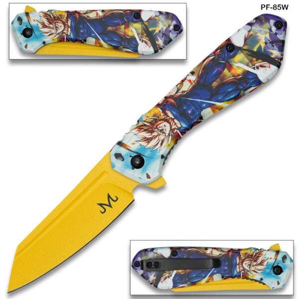 Dragon Ball Z Piccolo Graphic Tanto Folding Knife