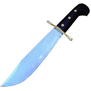 Black Handle Bowie Knife